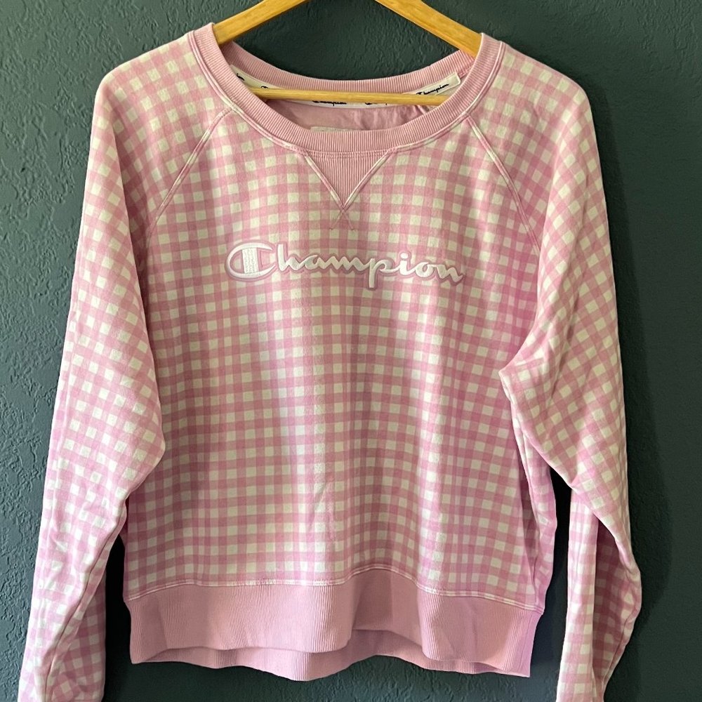 Champion Campus French Terry Sweatshirt & Shorts Set